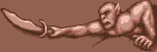 Orc with Sword Background