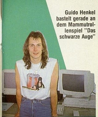 Guido Henkel vor dem Atari TT